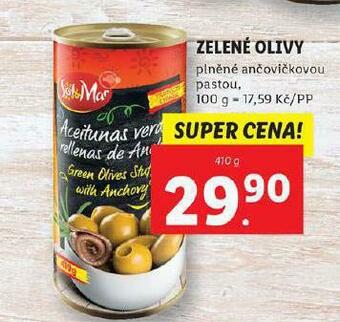 Lidl Zelené olivy nabídka