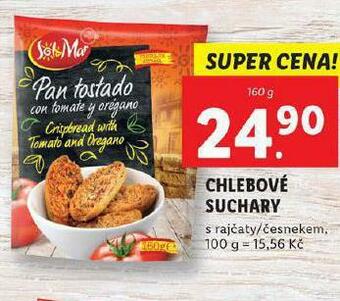Lidl Chlebové suchary nabídka