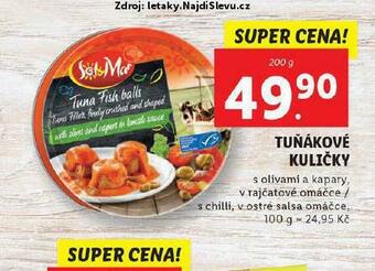 Lidl Tuňákové kuličky nabídka