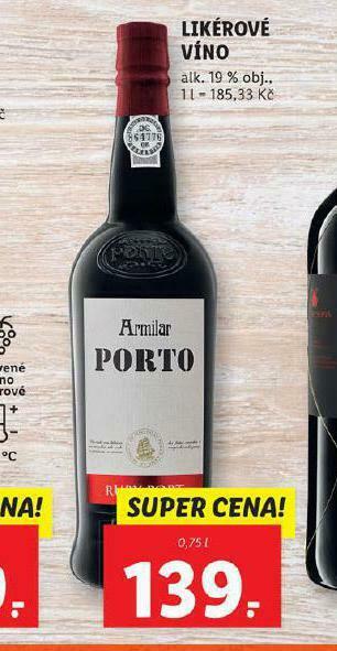 Lidl Likérové víno nabídka