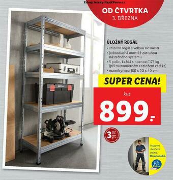 Lidl Úložný regál nabídka