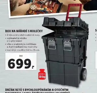 Lidl Box na nářadí s kolečky nabídka