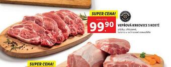 Lidl Vepřová krkovice s kostí nabídka