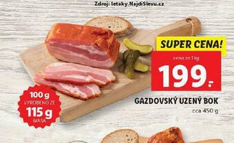 Lidl Gazdovský uzený bok nabídka
