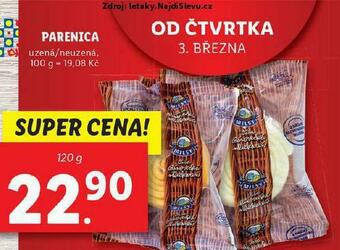 Lidl Parenica nabídka