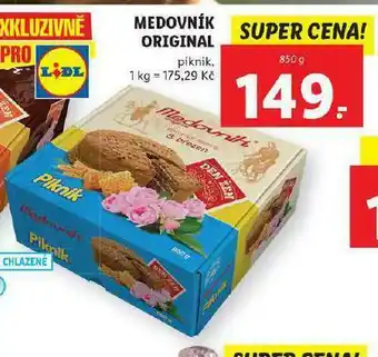 Lidl Medovník original nabídka