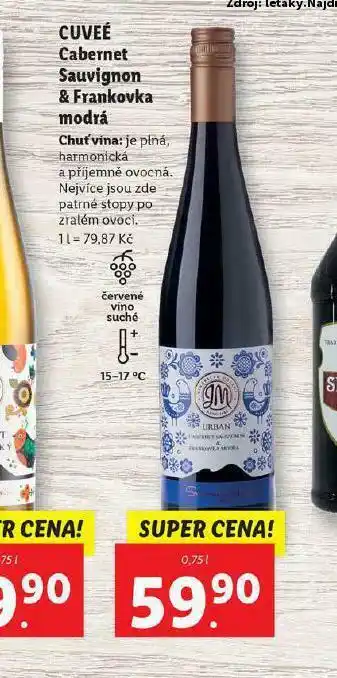 Cuvée cabernet sauvignon & frankovka