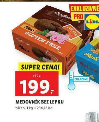 Lidl Medovník bez lepku nabídka