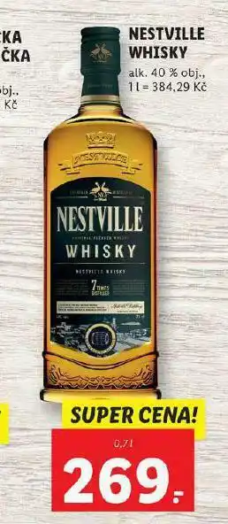 Lidl Nestville whisky nabídka