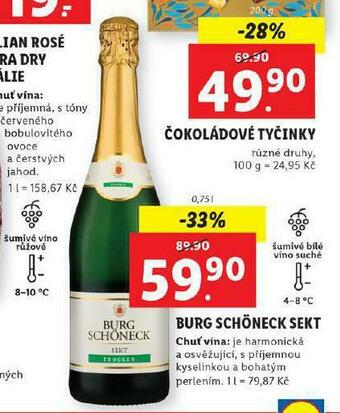 Lidl Burg schoneck sekt nabídka