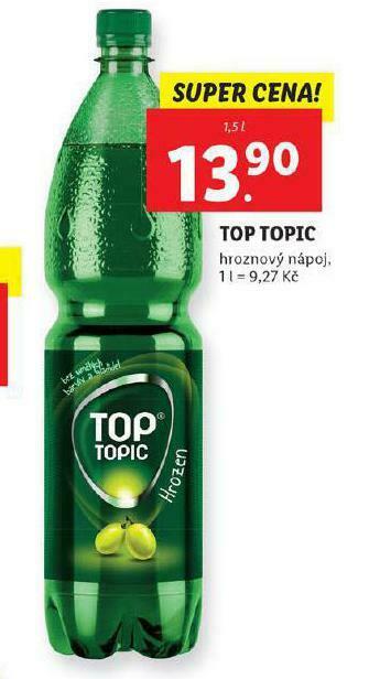 Lidl Top topic nabídka