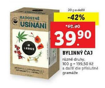 Lidl Bylinný čaj nabídka