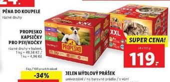 Lidl Propesko kapsičky pro psy / kočky nabídka