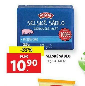 Lidl Selské sádlo nabídka