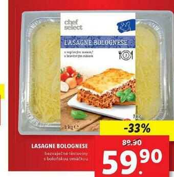 Lidl Lasagne bolognese nabídka