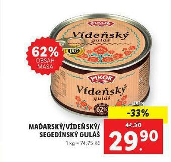 Lidl Maďarský / vídeňský / segedínský guláš nabídka