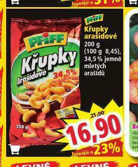 Norma Křupky arašídové nabídka