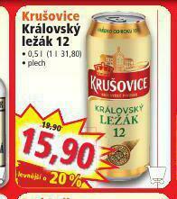 Norma Krušovice královský ležák 12 nabídka
