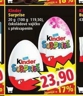 Norma Kinder surprise nabídka