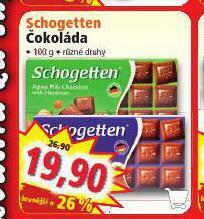 Norma Schogetten čokoláda nabídka