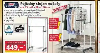 Norma Pojízdný stojan na šaty nabídka