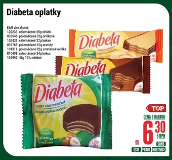 Tamda Foods Diabeta oplatky nabídka