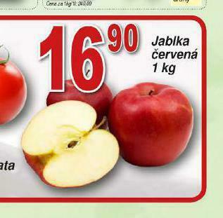 Lidl Jablka červená nabídka