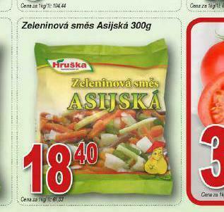 Lidl Zeleninová směs asijská nabídka