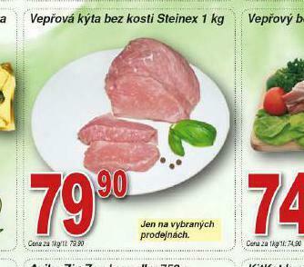 Lidl Vepřová kýta bez kosti nabídka