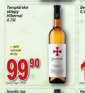 Lidl Templářské sklepy hibernal nabídka