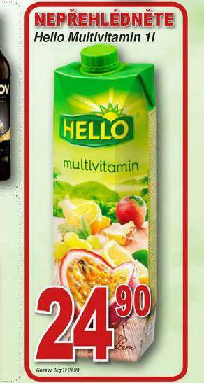 Lidl Hello multivitamin nabídka