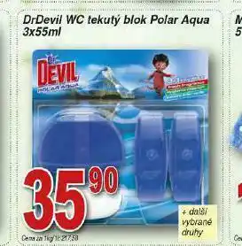 Drdevil wc tekutý blok polar aqua