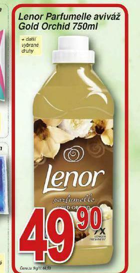 Lidl Lenor parfumelle aviváž nabídka