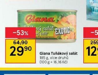 Tesco Giana tuňákový salát nabídka