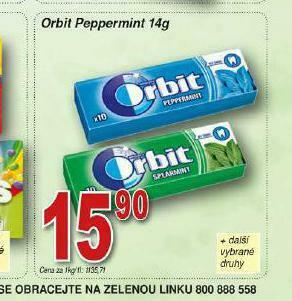 Lidl Orbit peppermint nabídka