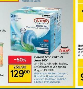 Tesco Ceresit stop vlhkosti aero 360° nabídka