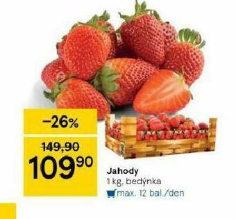 Tesco Jahody nabídka