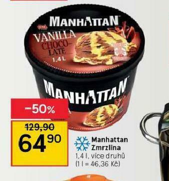 Tesco Manhattan zmrzlina nabídka