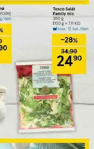 Tesco Tesco salát family mix nabídka