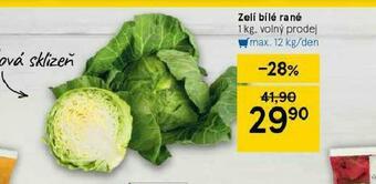 Tesco Zelí bílé rané nabídka