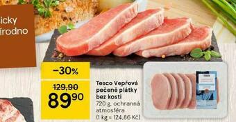 Tesco Vepřová pečeně plátky bez kosti nabídka