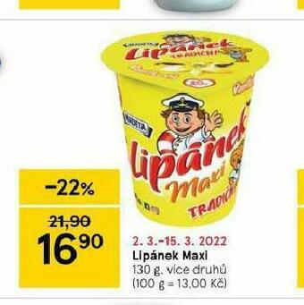 Tesco Lipánek maxi nabídka
