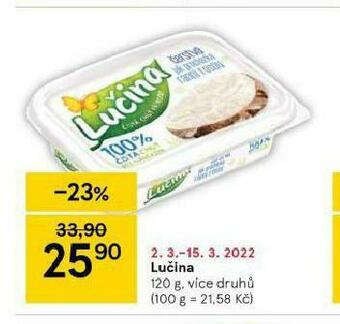Tesco Lučina nabídka