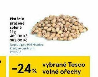 Tesco Pistácie pražené solené nabídka