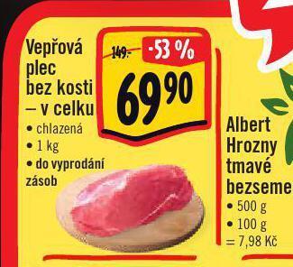 Jip Vepřová plec bez kosti nabídka