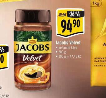 Jip Jacobs velvet instantní káva nabídka