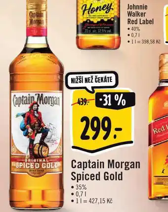 Jip Captan morgan spiced gold nabídka
