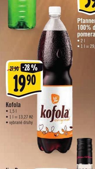 Jip Kofola 1,5l nabídka