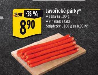 Jip Javořické párky nabídka