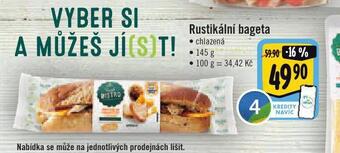 Jip Rustikální bageta nabídka